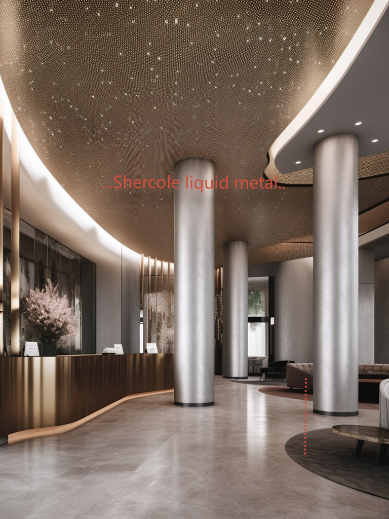 液態(tài)金屬能應(yīng)用到售樓部哪方面裝飾？